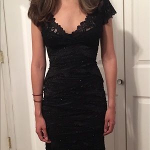 Black Beaded Dress